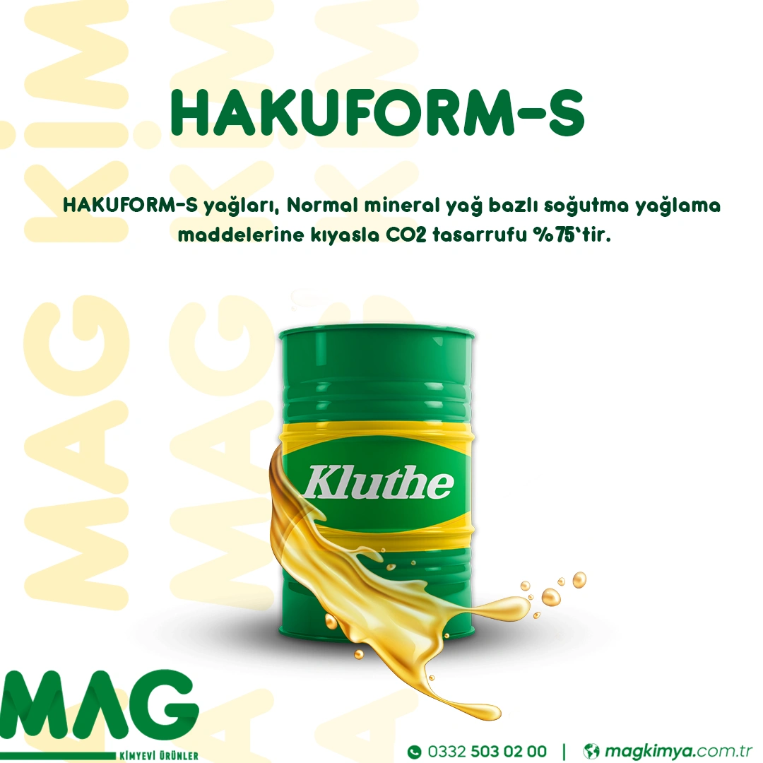 Su İle Karışmaz Soğutma Yağı: HAKUFORM S